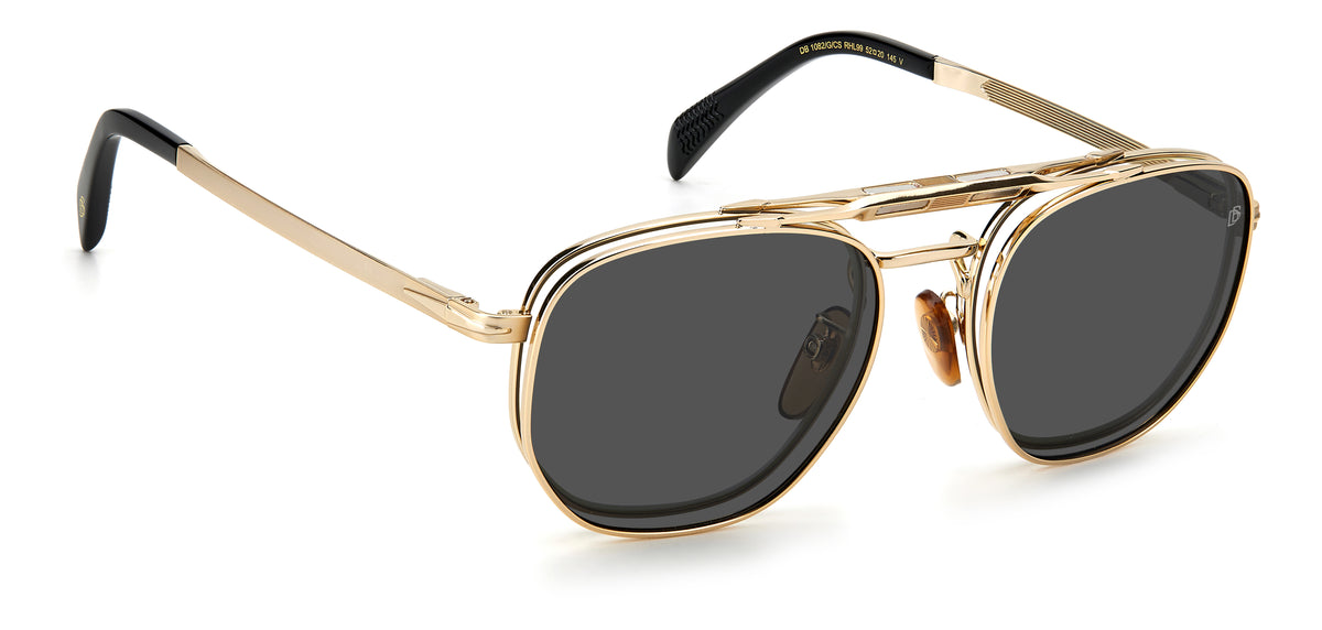 David Beckham DB 1082/G/CS Gold Black_/ Grey Lens Polarised