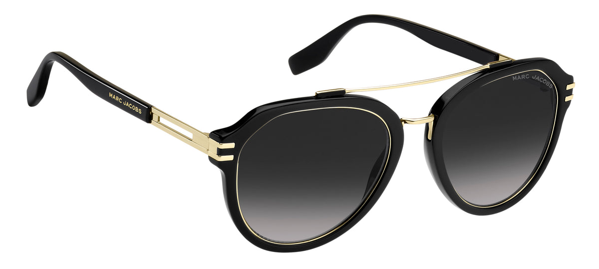 Marc Jacobs MARC 585/S-55-2M2 BLK GOLD 9O DARK GREY SF