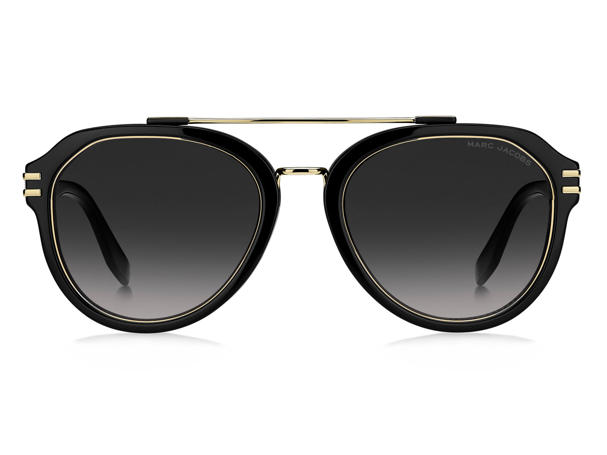 Marc Jacobs MARC 585/S-55-2M2 BLK GOLD 9O DARK GREY SF