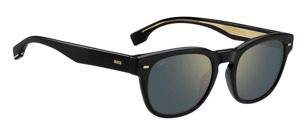 BOSS 1380/S Black/ Gold Mirror