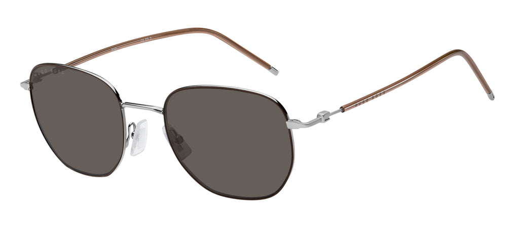 BOSS 1370/S Matte Brown Silver/ Grey