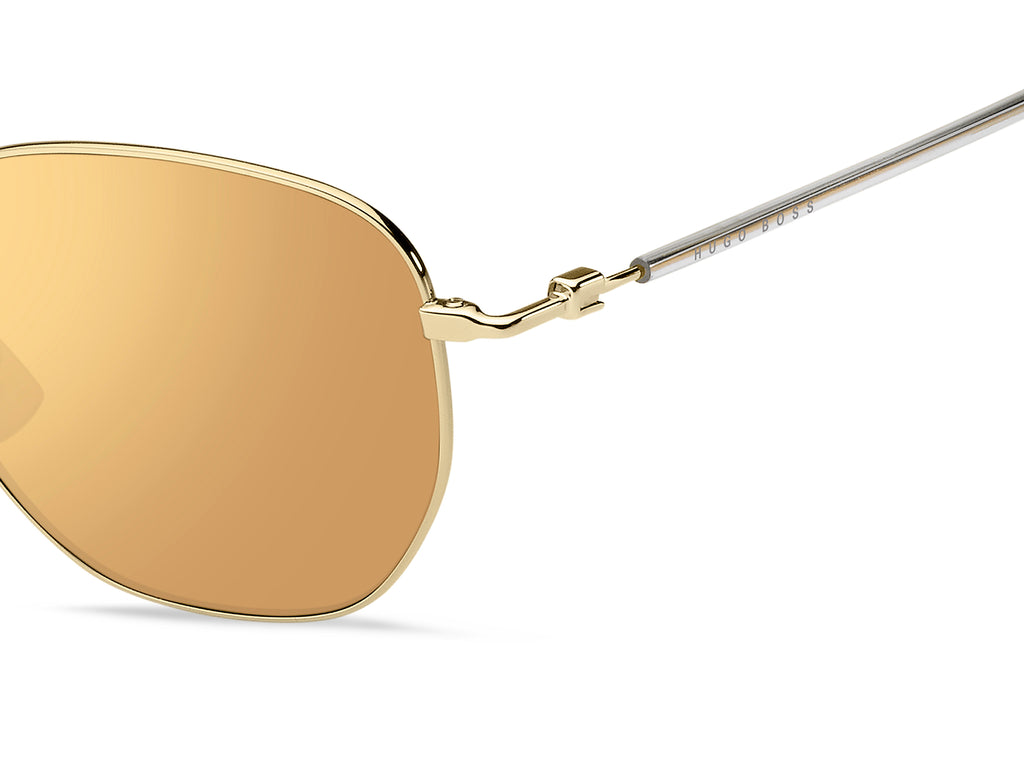 BOSS 1370/S J5G K1 53 Gold 
Gold Mirror Lenses