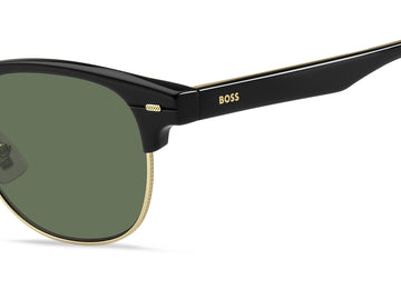 BOSS 1381/S Black Gold/ Green 50 / Plastic / Metal