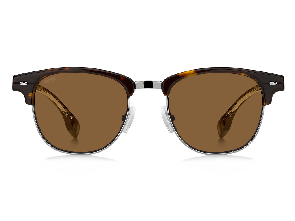 BOSS 1381/S Havana Dark Ruthenium/ Brown 50 / Plastic / Metal