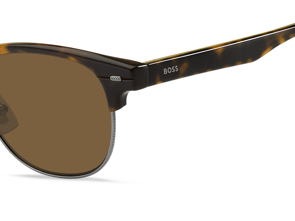 BOSS 1381/S Havana Dark Ruthenium/ Brown 50 / Plastic / Metal