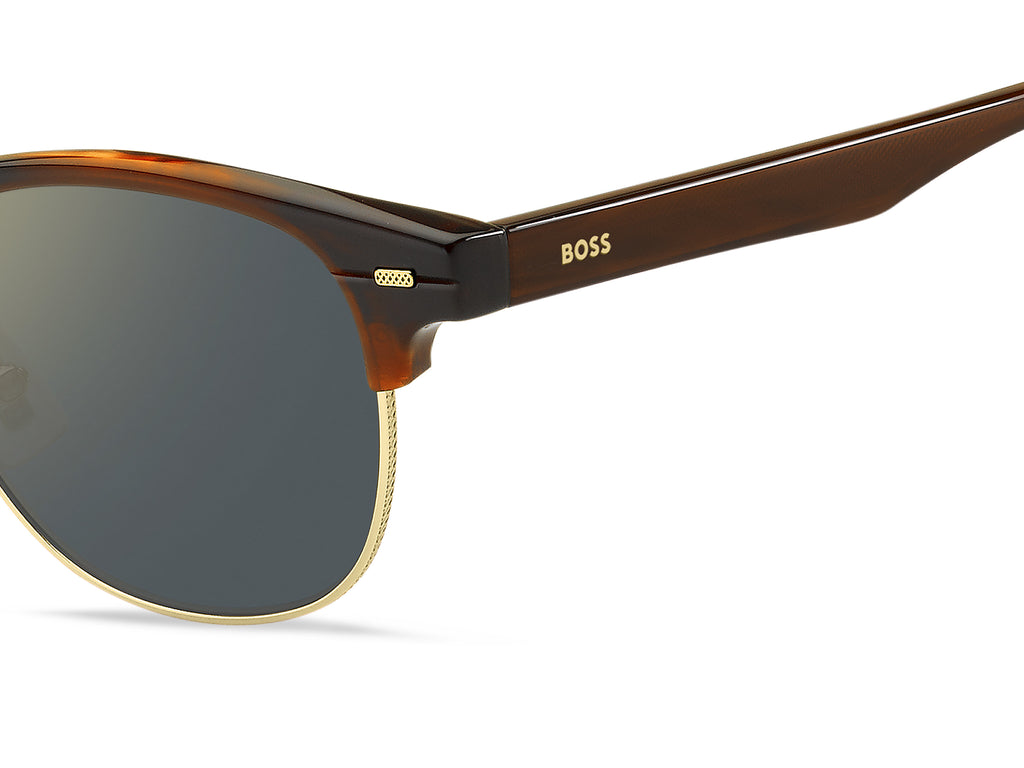 BOSS 1381/S T5U K1 50 Gold Brown Horn 
Gold Mirror Lenses