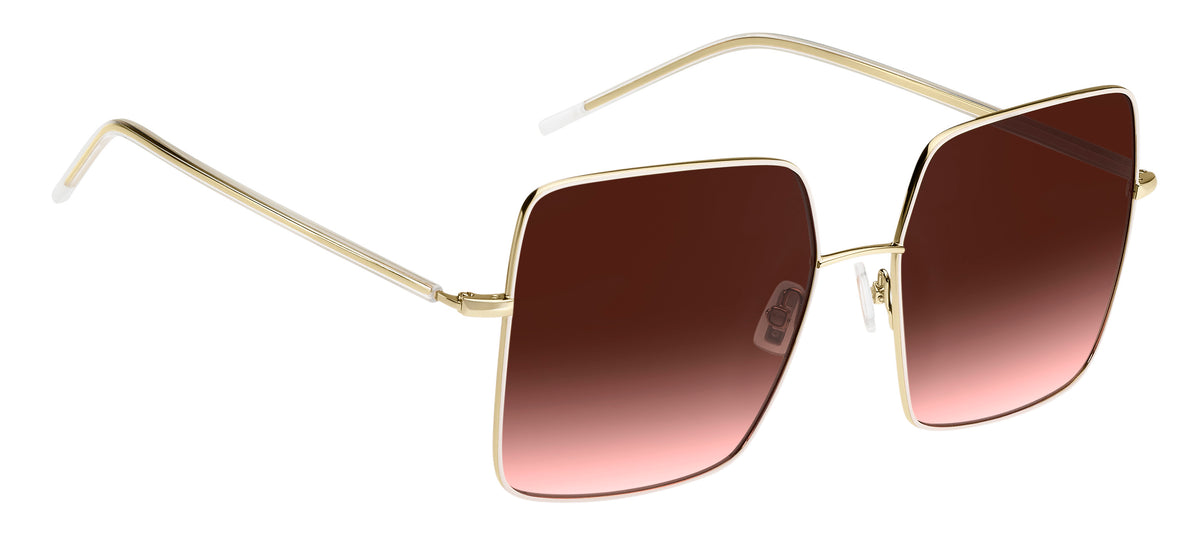 BOSS 1396/S Y3R M2 58 Gold Ivory 
Brown Pink Lenses