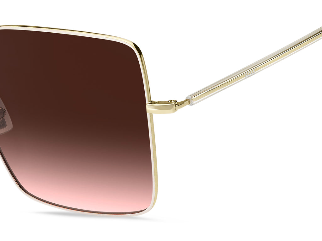 BOSS 1396/S Y3R M2 58 Gold Ivory 
Brown Pink Lenses