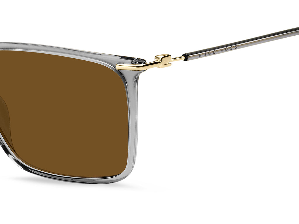 BOSS 1371/S Grey/ Brown 57 / Plastic / Acetate