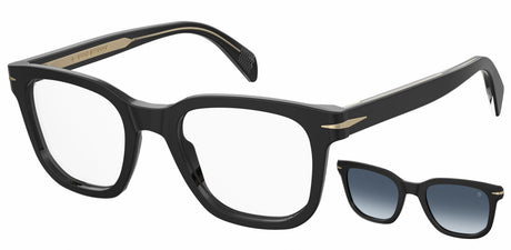David Beckham DB 7043/CS Black Gold/ Blue Lens Polarised