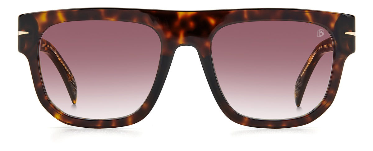 David Beckham DB 7044/S Havana Gold/ Blue Gold Mirror