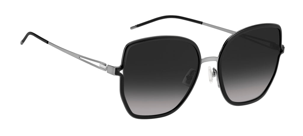BOSS 1392/S Black Ruthenium/ Dark Grey Shaded 57 / Plastic / Metal