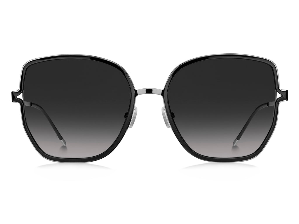 BOSS 1392/S Black Ruthenium/ Dark Grey Shaded 57 / Plastic / Metal