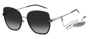 BOSS 1392/S Black Ruthenium/ Dark Grey Shaded 57 / Plastic / Metal