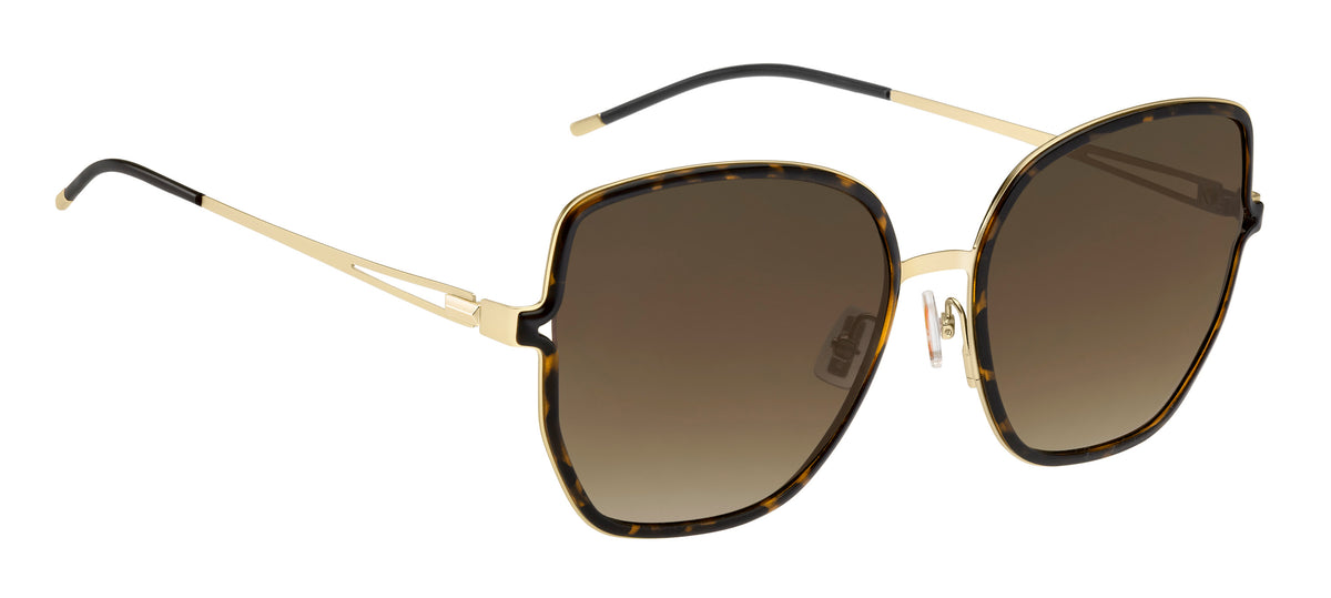 BOSS 1392/S Matte Gold Havana/ Brown Shaded