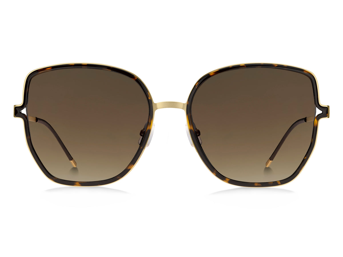 BOSS 1392/S Matte Gold Havana/ Brown Shaded