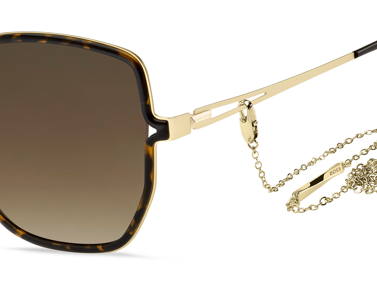 BOSS 1392/S Matte Gold Havana/ Brown Shaded