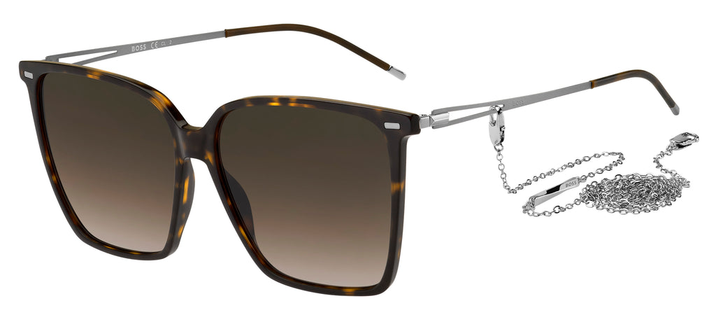 BOSS 1388/S Havana/ Brown Shaded 60 / Plastic / Acetate