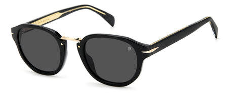 David Beckham Sunglasses DB 1077/S Black Gold/ Grey Lens