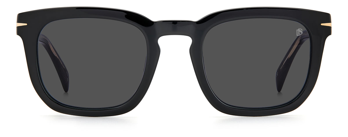 David Beckham DB 7076/S Black/ Grey Lens