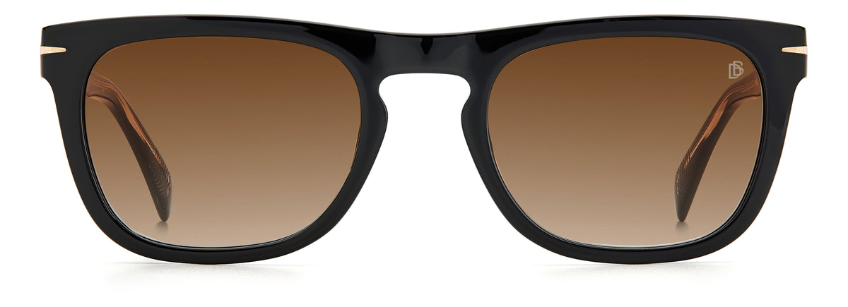 David Beckham DB 7077/S Black/ Brown Lens