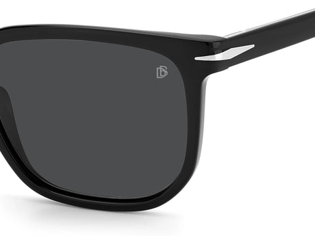 David Beckham DB 1076/S Black Silver/