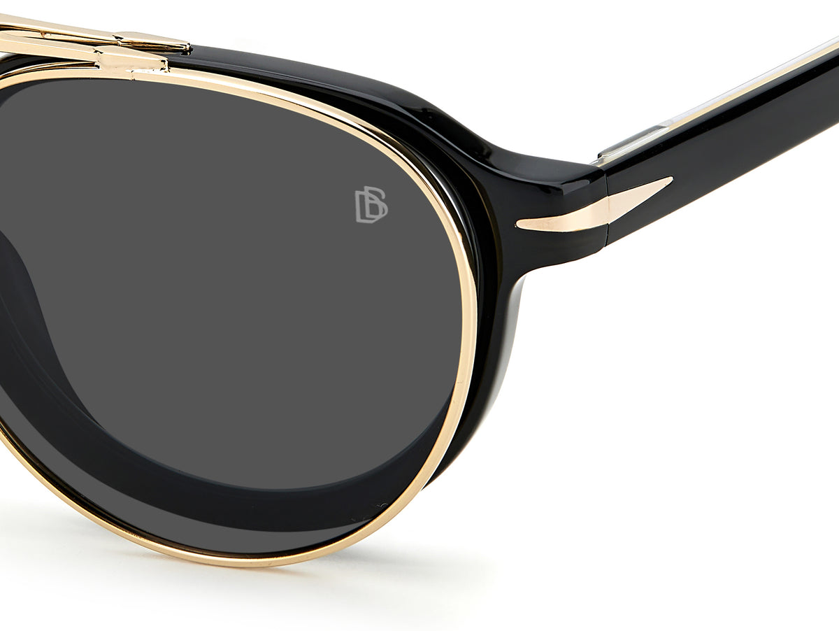 David Beckham DB 1075/CS Black Gold/ Grey Lens Polarised