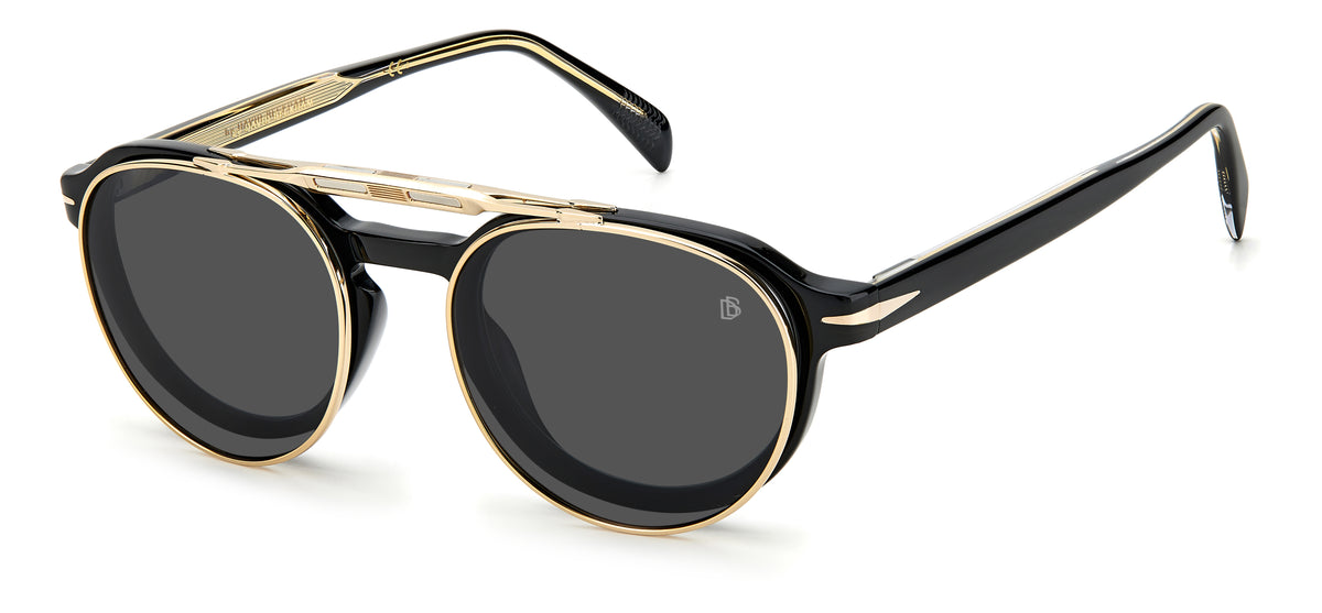 David Beckham DB 1075/CS Black Gold/ Grey Lens Polarised