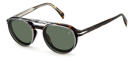 David Beckham DB 1075/CS 45Z UC 49 Havana Silver / Green Polarised Lenses