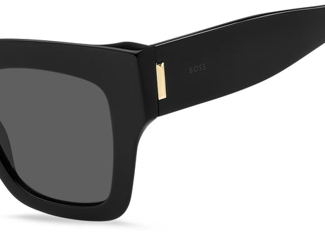 BOSS 1386/S Black/ Grey 51 / Plastic / Eco-Acetate