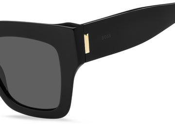 BOSS 1386/S Black/ Grey 51 / Plastic / Eco-Acetate
