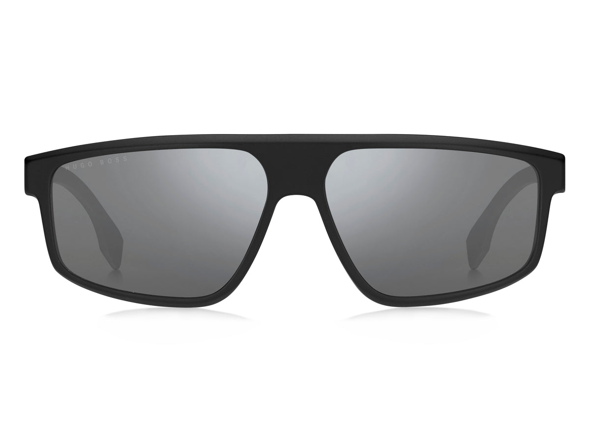 BOSS 1379/S Matte Grey Red/ Silver Mirror