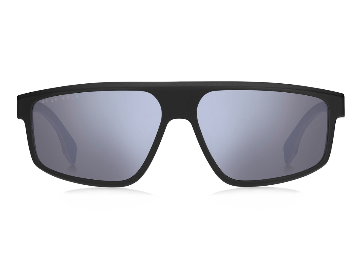 BOSS 1379/S Matte Grey Red/ Silver Mirror