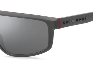 Hugo Boss BOSS 1379/S Matte Grey Red/ Silver Mirror