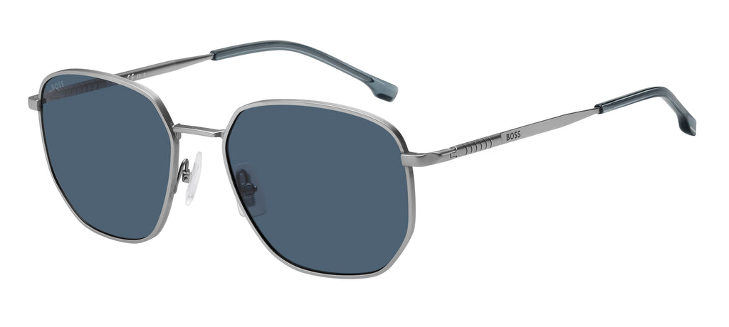 BOSS 1413/S R81 KU 56 Matte Ruthenium 
Blue Avio Lenses