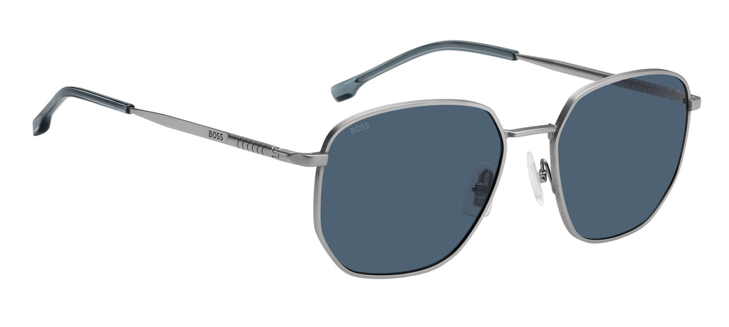 BOSS 1413/S R81 KU 56 Matte Ruthenium 
Blue Avio Lenses
