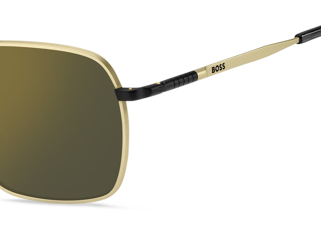 BOSS 1414/S Matte Gold Black/ Grey Bronze Mirror 57 / Plastic / Metal