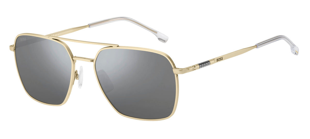 BOSS 1414/S Matte Gold/ Silver Mirror