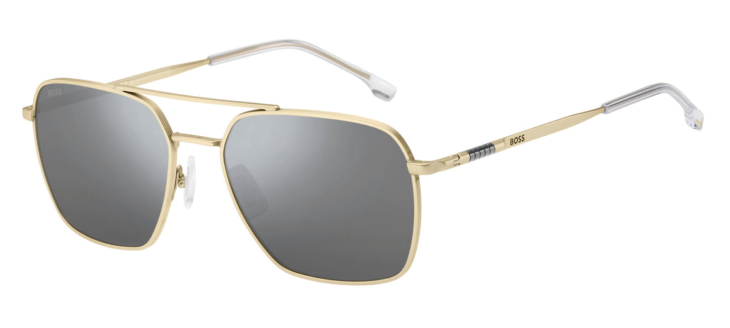BOSS 1414/S Matte Gold/ Silver Mirror