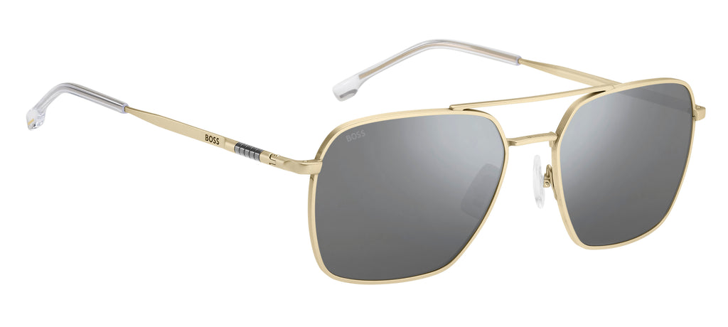 BOSS 1414/S Matte Gold/ Silver Mirror