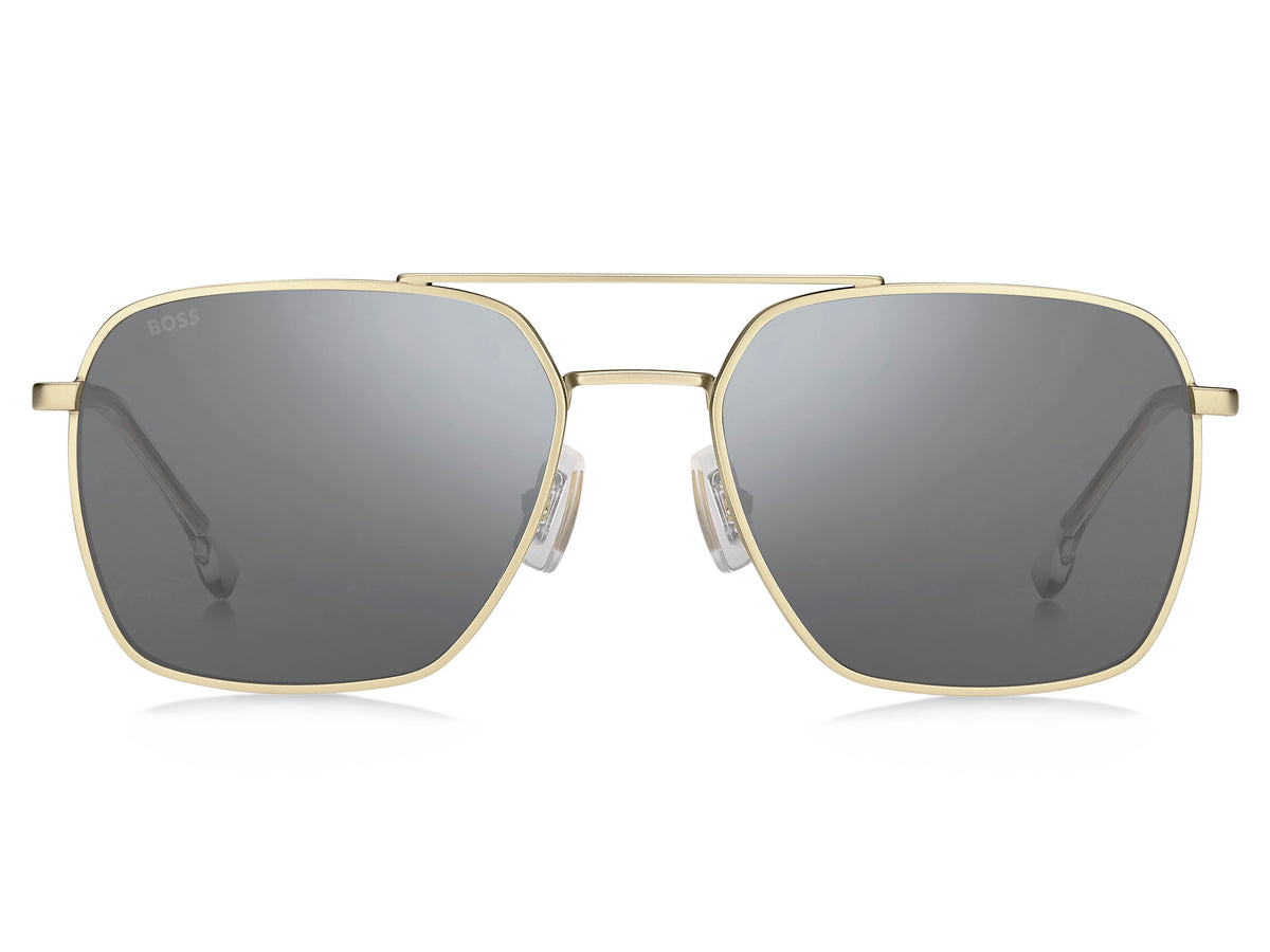 BOSS 1414/S Matte Gold/ Silver Mirror