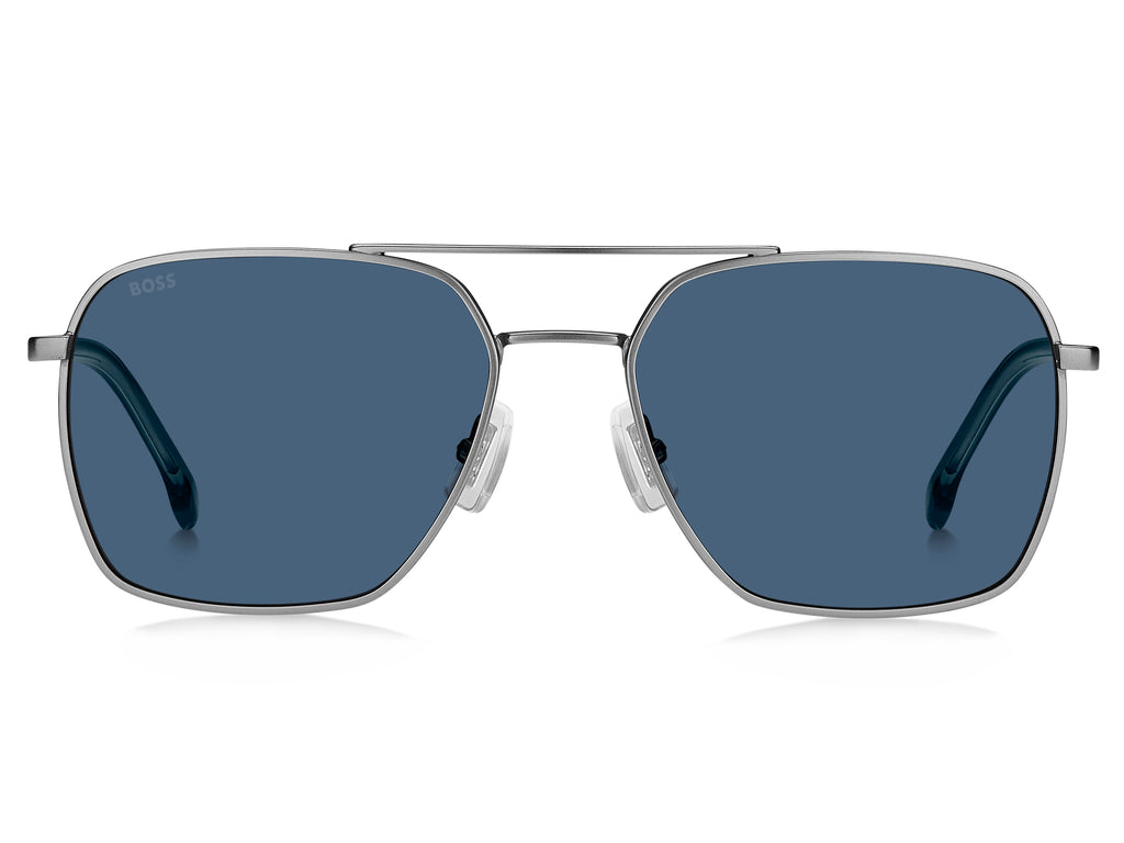 BOSS 1414/S R81 KU 57 Matte Ruthenium 
Blue Avio Lenses