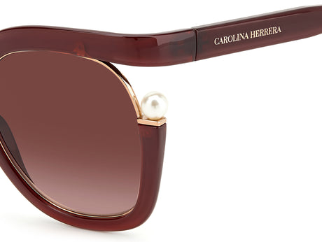 Carolina Herrera CH 0003/S Burgundy/ Pink Doubleshade Lens