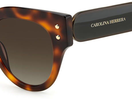 Carolina Herrera CH 0008/S Havana 2/ Brown Shaded Lens 52 / Plastic / Acetate