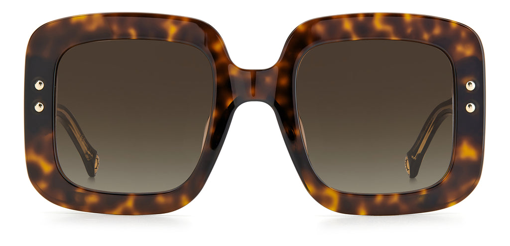 Carolina Herrera CH 0010/S Havana/ Brown Shaded Lens 52 / Plastic / Acetate