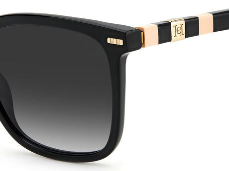 Carolina Herrera CH 0045/S Black Pink/ Dark Grey Shaded Lens