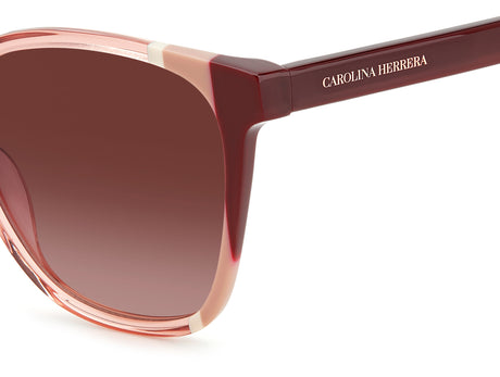 Carolina Herrera CH 0061/S Burgundy Nude/ Pink Doubleshade Lens