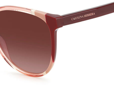 Carolina Herrera CH 0063/S Burgundy Nude/ Pink Doubleshade Lens