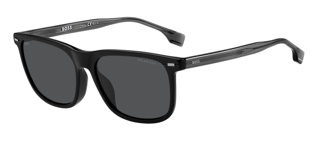 BOSS 1402/F/S 807 M9 58 Black 
Grey Polarised Lenses