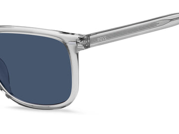 BOSS 1402/F/S Grey/ Blue 58 / Plastic / Acetate